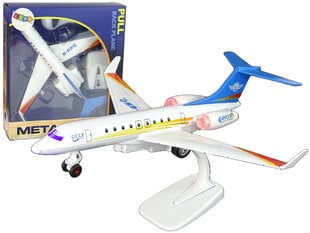Žaislinis keleivinis orlaivis G-650 Lean Toys, baltas kaina ir informacija | Žaislai berniukams | pigu.lt