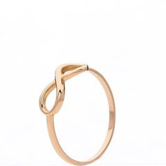 Золотое кольцо "Бесконечность" 0011558200142 цена и информация | Кольцо | pigu.lt