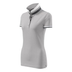 Polo marškinėliai moterims Malfini Collar Up W MLI-257A4, pilki kaina ir informacija | Marškinėliai moterims | pigu.lt