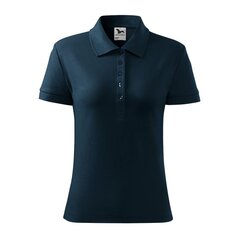 Polo marškinėliai moterims Malfini Cotton W MLI-21302, mėlyni kaina ir informacija | Marškinėliai moterims | pigu.lt