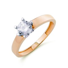 Auksinis žiedas moterims 0011213500207 kaina ir informacija | Žiedai | pigu.lt