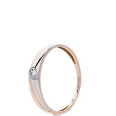 Auksinis žiedas moterims 0011574900128 kaina ir informacija | Žiedai | pigu.lt
