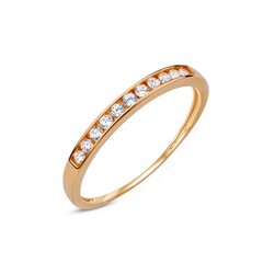 Auksinis žiedas moterims 0011566700126 kaina ir informacija | Žiedai | pigu.lt