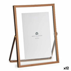 Photo frame Copper Metal Glass Plastic 15,5 x 1 x 20,7 cm (12 Units) kaina ir informacija | Rėmeliai, nuotraukų albumai | pigu.lt