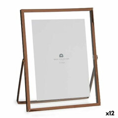 Photo frame Copper Metal Glass Plastic 18,5 x 1 x 23 cm (12 Units) kaina ir informacija | Rėmeliai, nuotraukų albumai | pigu.lt