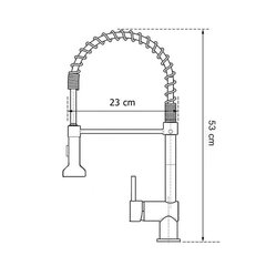 Virtuvės maišytuvas Silla S-2109B цена и информация | Смесители | pigu.lt