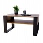 Kavos staliukas Perfektciecie Karo, 92x53,6x45 cm, rudas/juodas kaina ir informacija | Kavos staliukai | pigu.lt