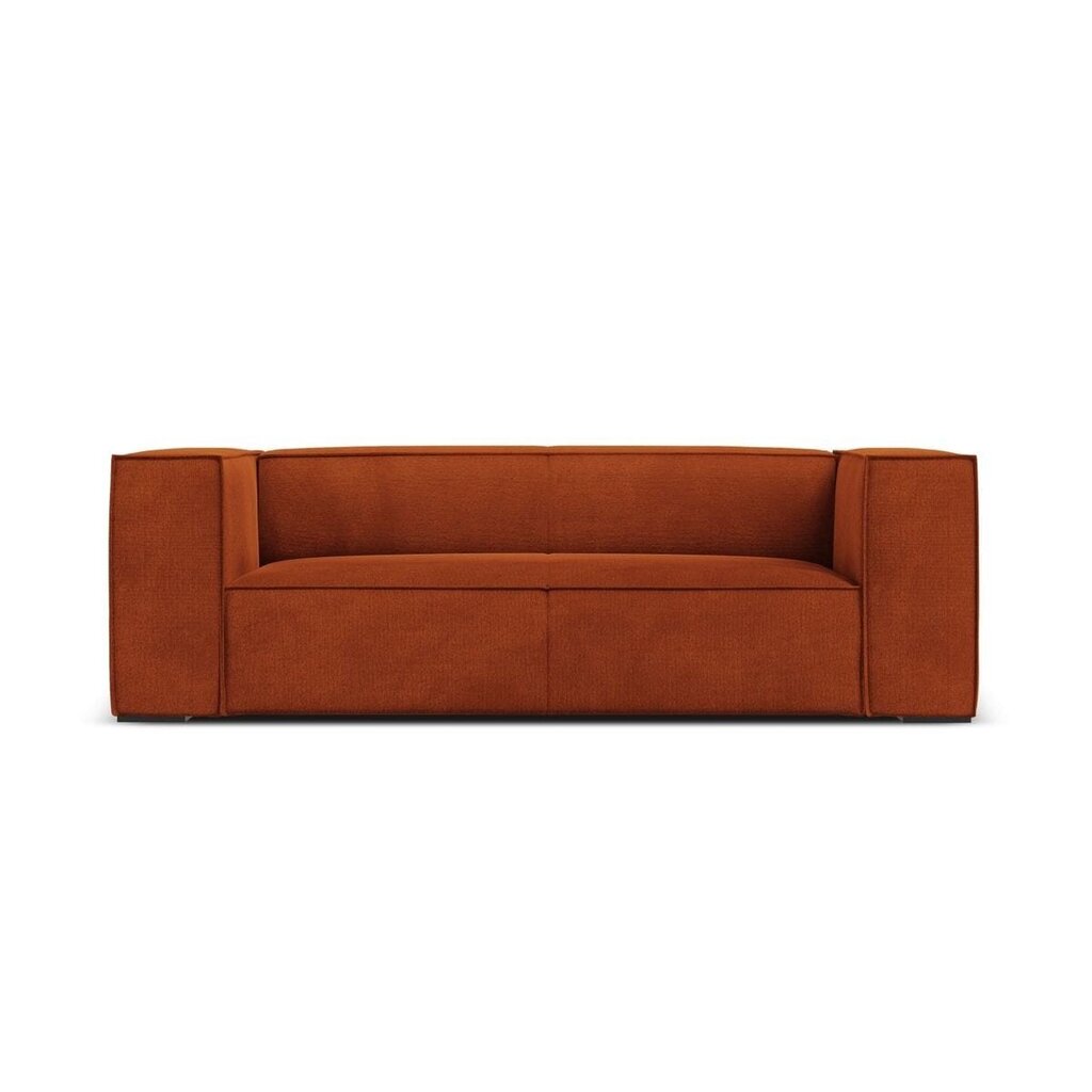 Dvivietė sofa Agawa, 211x100x68, raudona цена и информация | Sofos | pigu.lt