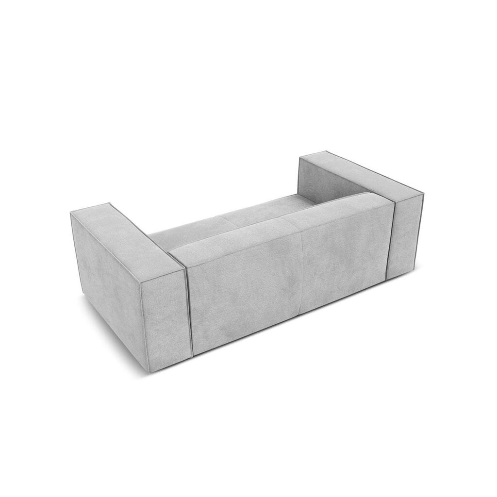 Dvivietė sofa Agawa, 211x100x68, šviesiai pilka kaina ir informacija | Sofos | pigu.lt