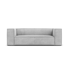 Dvivietė sofa Agawa, 211x100x68, šviesiai pilka kaina ir informacija | Sofos | pigu.lt