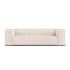 Trivietė sofa Agawa, 227x100x68 cm, smėlio kaina ir informacija | Sofos | pigu.lt