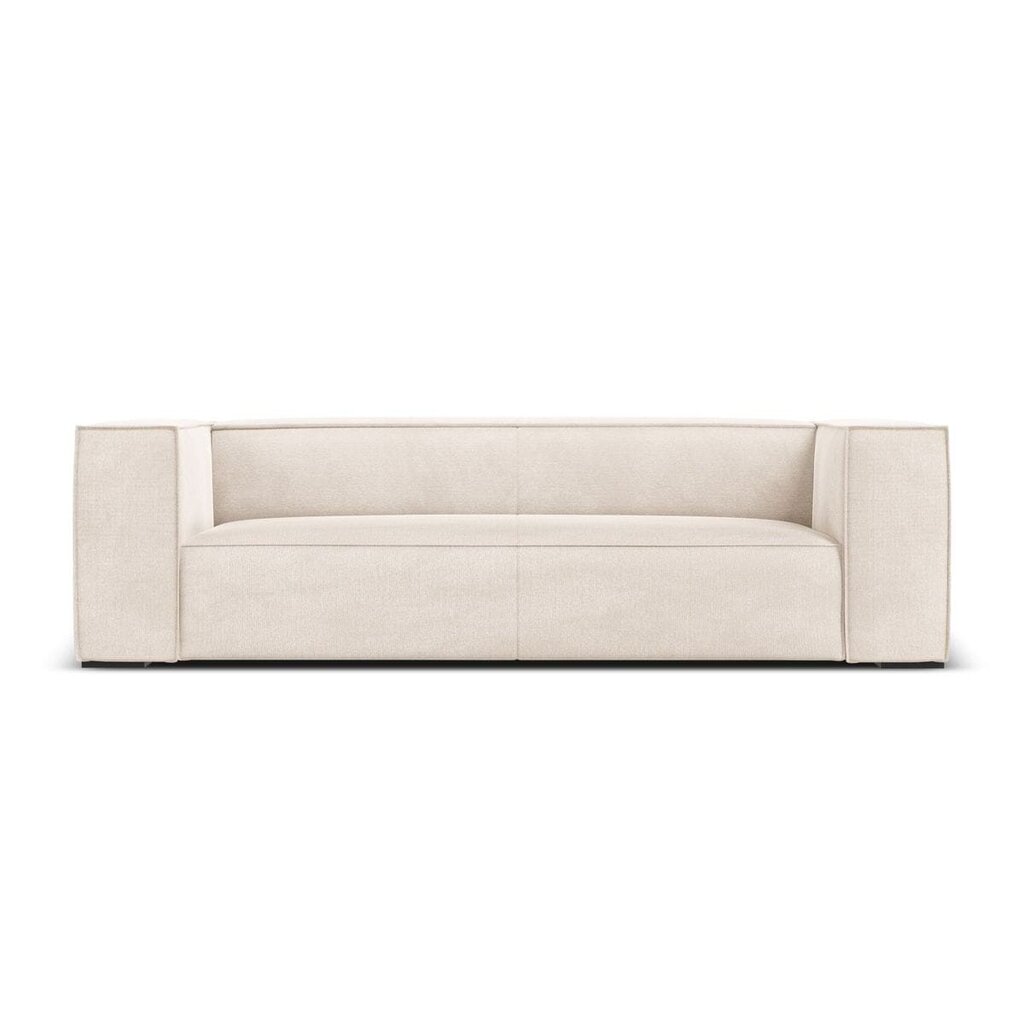 Trivietė sofa Agawa, 227x100x68 cm, smėlio цена и информация | Sofos | pigu.lt