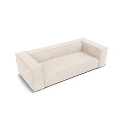 Trivietė sofa Agawa, 227x100x68 cm, smėlio kaina ir informacija | Sofos | pigu.lt