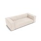 Trivietė sofa Agawa, 227x100x68 cm, smėlio цена и информация | Sofos | pigu.lt