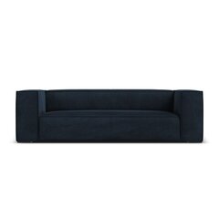 Trivietė sofa Agawa, 227x100x68 cm, tamsiai mėlyna kaina ir informacija | Sofos | pigu.lt