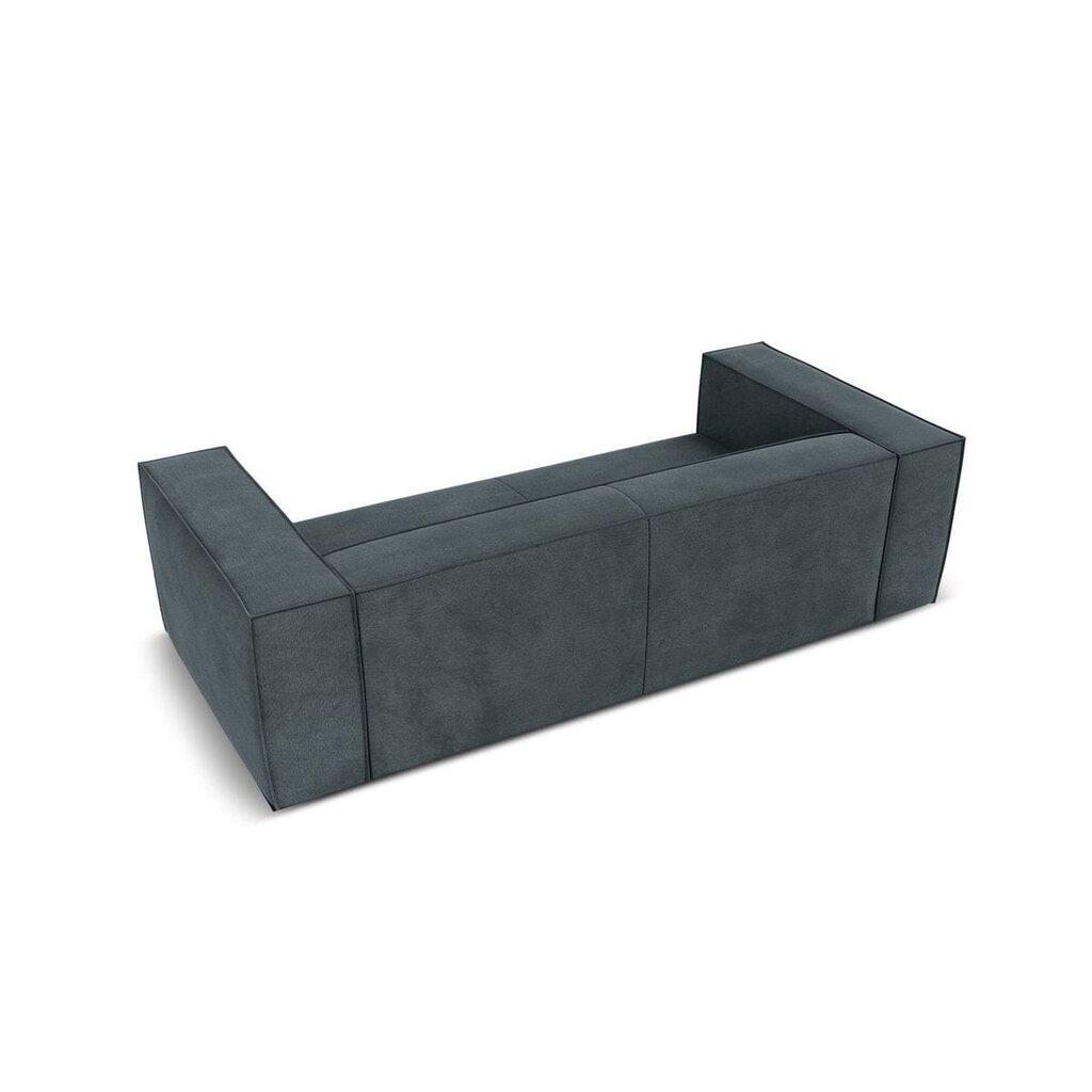 Trivietė sofa Agawa, 227x100x68 cm, mėlyna kaina ir informacija | Sofos | pigu.lt