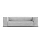 Trivietė sofa Agawa, 227x100x68 cm, šviesiai pilka цена и информация | Sofos | pigu.lt