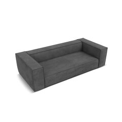 Trivietė sofa Agawa, 227x100x68 cm, pilka kaina ir informacija | Sofos | pigu.lt