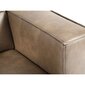Penkiavietė odinė kampinė sofa Agawa, 280x280x68 cm, šviesiai ruda kaina ir informacija | Minkšti kampai | pigu.lt