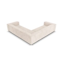 Penkiavietė kampinė sofa Agawa, 280x280x68 cm, smėlio kaina ir informacija | Minkšti kampai | pigu.lt