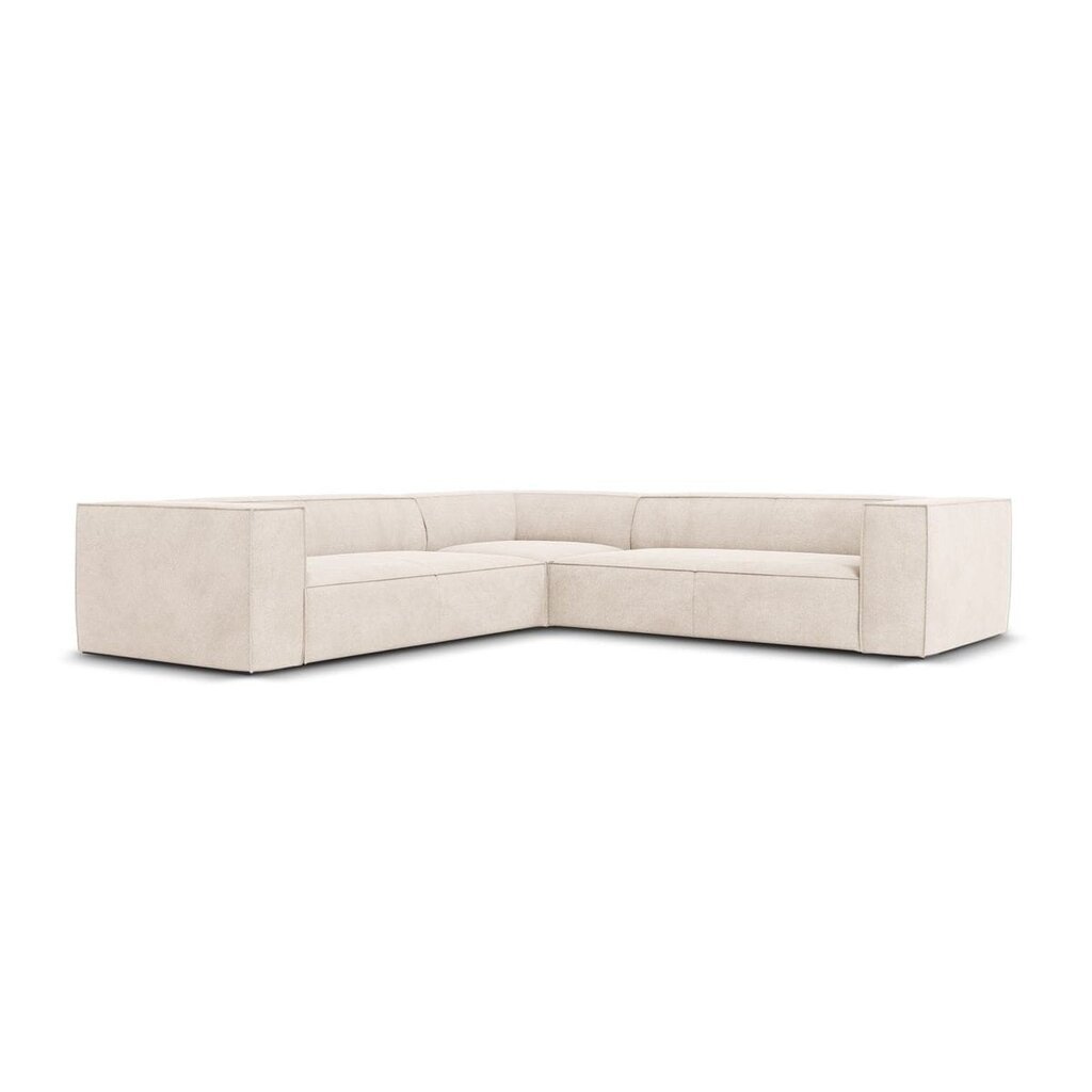 Penkiavietė kampinė sofa Agawa, 280x280x68 cm, smėlio kaina ir informacija | Minkšti kampai | pigu.lt