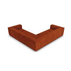 Пятиместный угловой диван Agawa, 280x280x68 см, красный цена и информация | Угловые диваны | pigu.lt