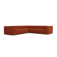 Penkiavietė kampinė sofa Agawa, 280x280x68 cm, raudona kaina ir informacija | Minkšti kampai | pigu.lt