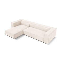 Keturvietė kairinė kampinė sofa Agawa, 290x173x68 cm, smėlio kaina ir informacija | Minkšti kampai | pigu.lt