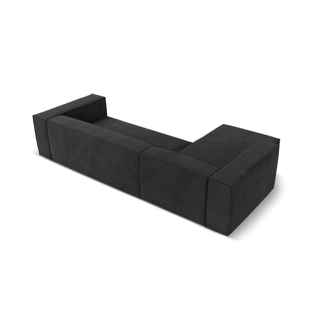 Keturvietė kairinė kampinė sofa Agawa, 290x173x68 cm, tamsiai pilka цена и информация | Minkšti kampai | pigu.lt