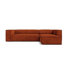 Keturvietė dešininė kampinė sofa Agawa, 290x173x68 cm, raudona kaina ir informacija | Minkšti kampai | pigu.lt