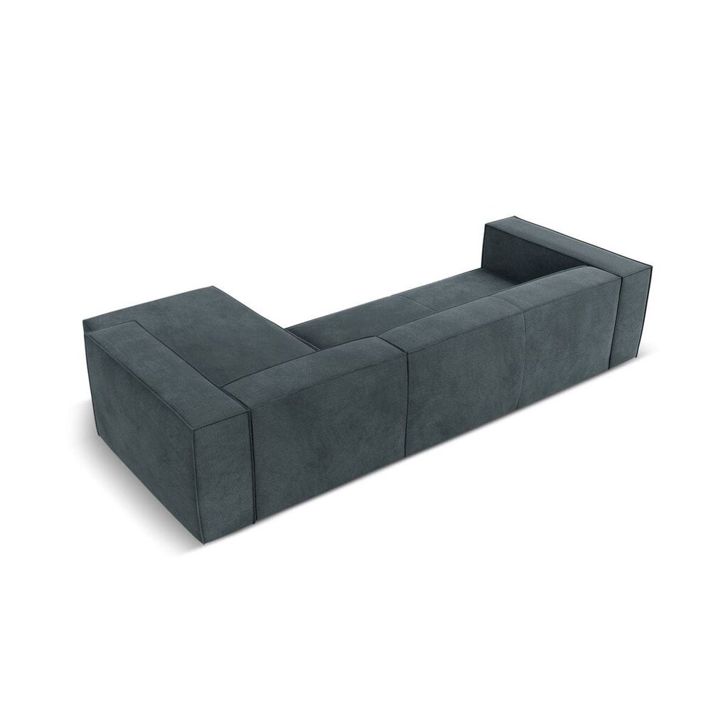 Keturvietė dešininė kampinė sofa Agawa, 290x173x68 cm, mėlyna kaina ir informacija | Minkšti kampai | pigu.lt