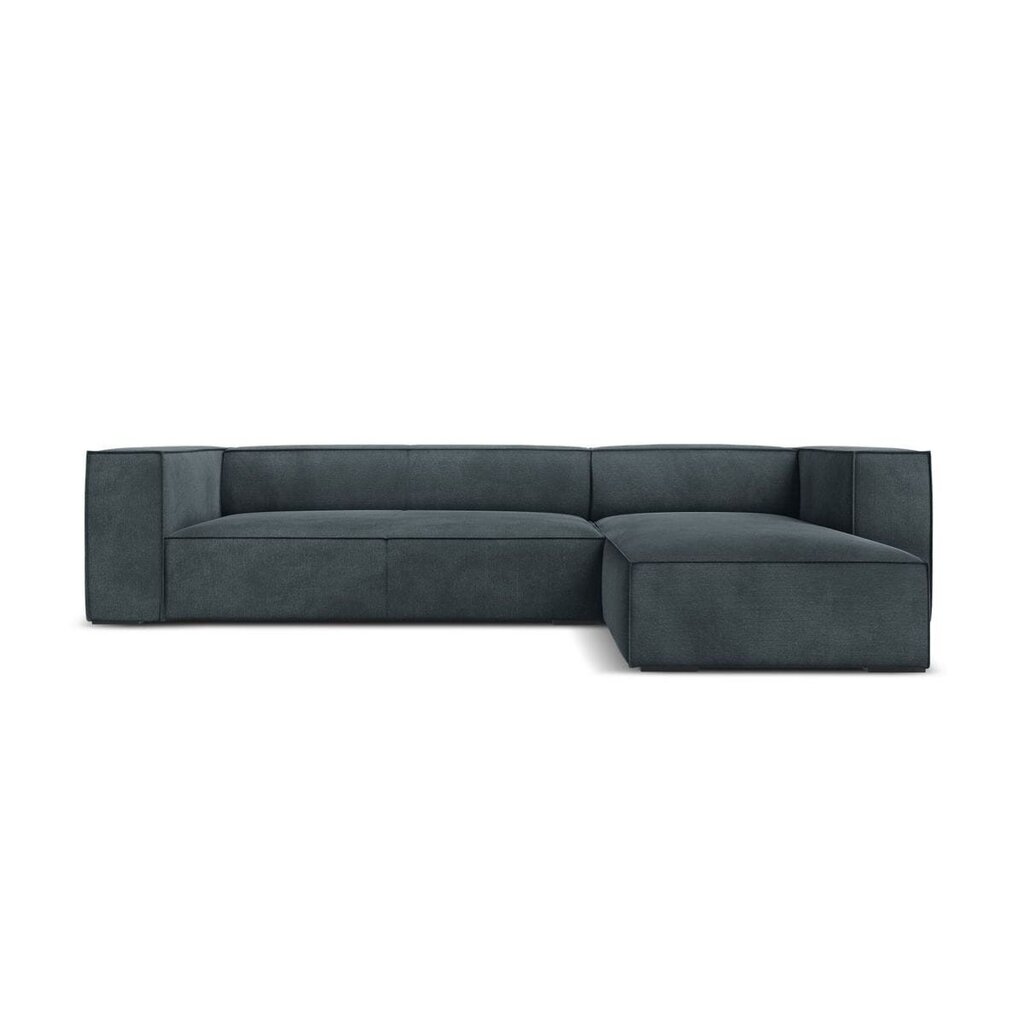 Keturvietė dešininė kampinė sofa Agawa, 290x173x68 cm, mėlyna kaina ir informacija | Minkšti kampai | pigu.lt