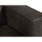 Šešiavietė odinė kampinė sofa Agawa, 365x270x68 cm, tamsiai ruda kaina ir informacija | Minkšti kampai | pigu.lt