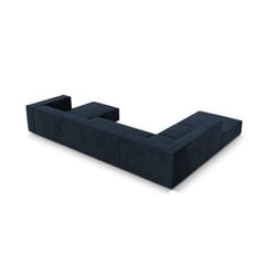 Šešiavietė kairinė sofa Agawa, 365x270x68 cm, tamsiai mėlyna kaina ir informacija | Minkšti kampai | pigu.lt