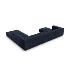 Šešiavietė dešininė sofa Agawa, 365x270x68 cm, tamsiai mėlyna kaina ir informacija | Minkšti kampai | pigu.lt