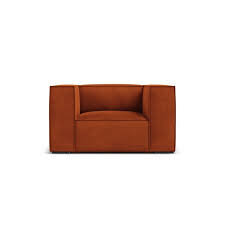 Fotelis Agawa, 113x95x68 cm, raudonas kaina ir informacija | Svetainės foteliai | pigu.lt