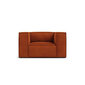 Fotelis Agawa, 113x95x68 cm, raudonas kaina ir informacija | Svetainės foteliai | pigu.lt