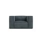 Fotelis Agawa, 113x95x68 cm, mėlynas цена и информация | Svetainės foteliai | pigu.lt