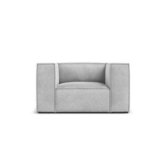 Fotelis Agawa, 113x95x68 cm, šviesiai pilkas kaina ir informacija | Svetainės foteliai | pigu.lt