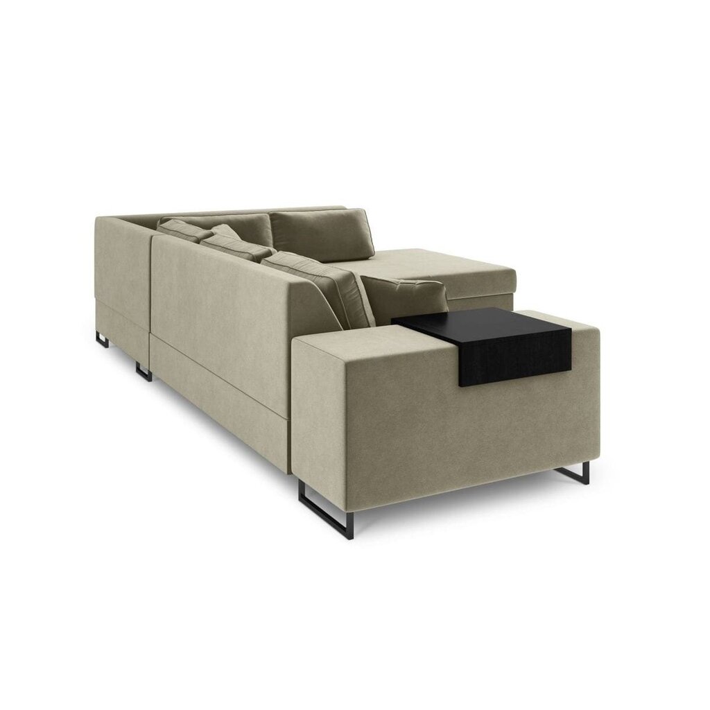 Dešininė kampinė sofa Velvet Dolomite XL, 277x220x74 cm, smėlio kaina ir informacija | Minkšti kampai | pigu.lt