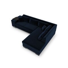 Dešininė kampinė sofa Velvet Dolomite XL, 277x220x74 cm, tamsiai mėlyna kaina ir informacija | Minkšti kampai | pigu.lt