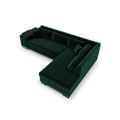 Правосторонний угловой диван Velvet Dolomite XL, 277x220x74 см, зеленый цена и информация | Угловые диваны | pigu.lt