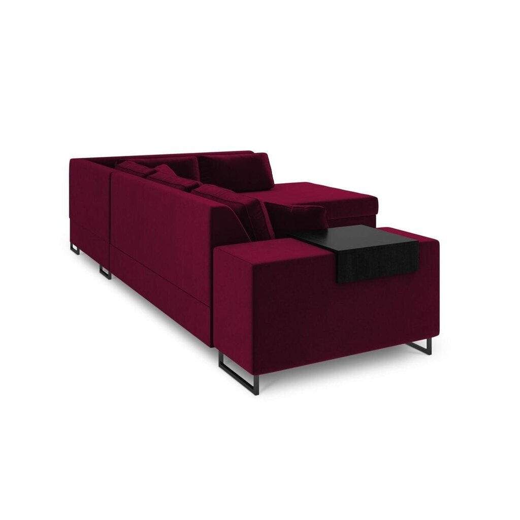 Dešininė kampinė sofa Velvet Dolomite XL, 277x220x74 cm, raudona цена и информация | Minkšti kampai | pigu.lt