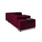 Dešininė kampinė sofa Velvet Dolomite XL, 277x220x74 cm, raudona цена и информация | Minkšti kampai | pigu.lt