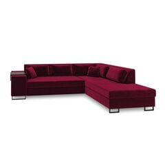 Dešininė kampinė sofa Velvet Dolomite XL, 277x220x74 cm, raudona kaina ir informacija | Minkšti kampai | pigu.lt