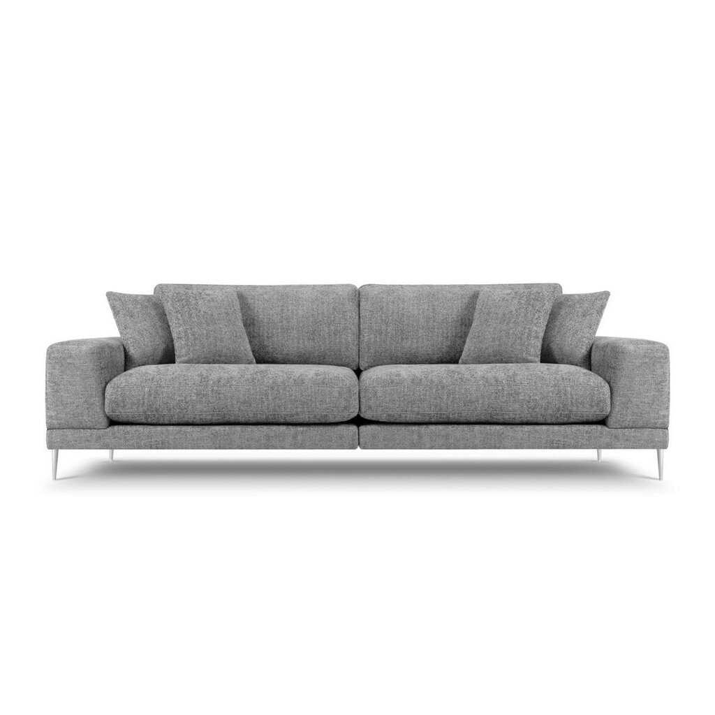 Keturvietė sofa Jog, 286x122x90 cm, pilkos spalvos kaina ir informacija | Sofos | pigu.lt
