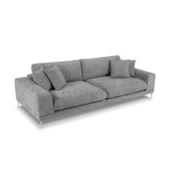 Keturvietė sofa Jog, 286x122x90 cm, pilkos spalvos kaina ir informacija | Sofos | pigu.lt