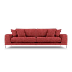 Keturvietė sofa Jog, 286x122x90 cm, raudona kaina ir informacija | Sofos | pigu.lt