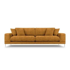 Keturvietė sofa Jog, 286x122x90 cm, geltona kaina ir informacija | Sofos | pigu.lt