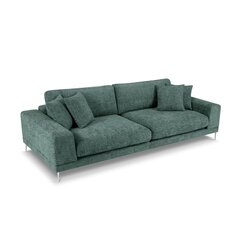 Keturvietė sofa Jog, 286x122x90 cm, šviesiai žalia kaina ir informacija | Sofos | pigu.lt
